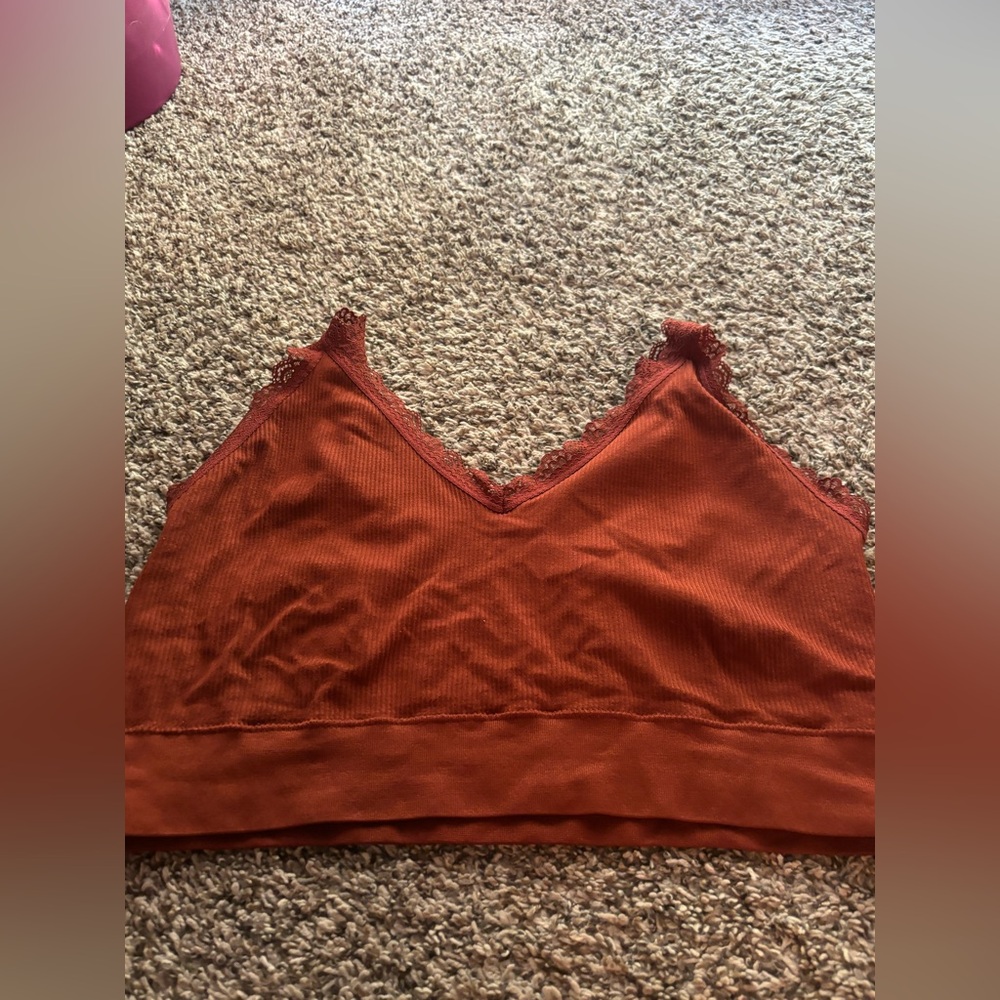 Maurices Terracotta Lace bralette never worn